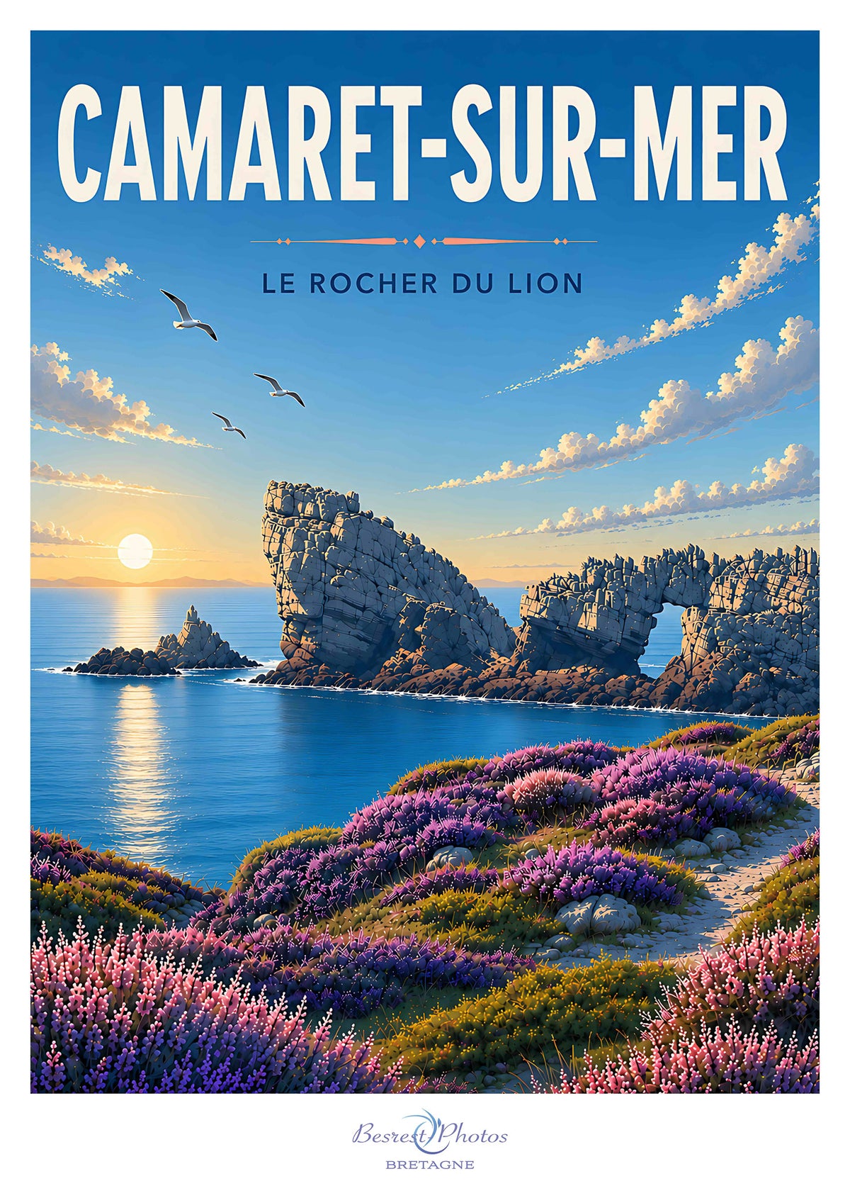 Affiche artistique de Camaret-sur-Mer