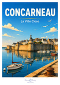 Affiche artistique de Concarneau