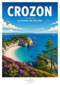Affiche artistique de Crozon