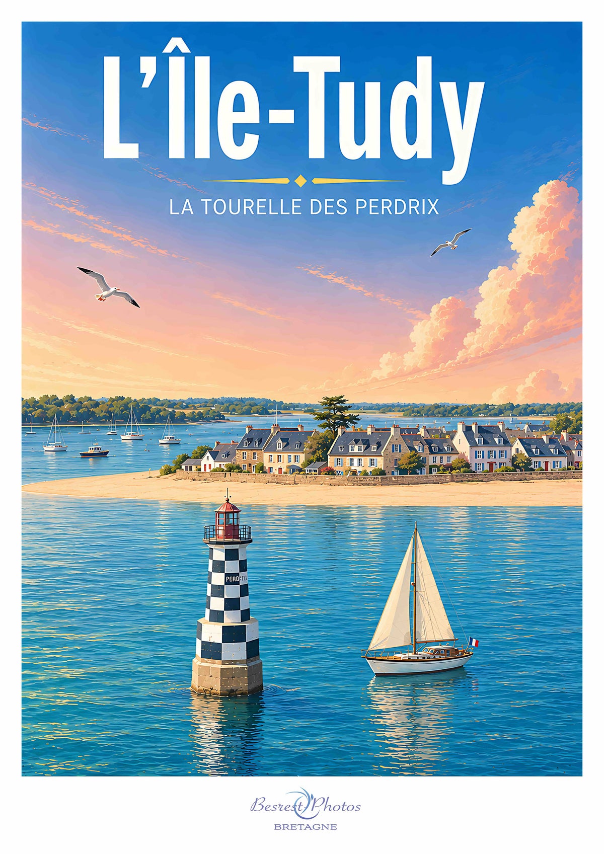 Affiche artistique de l’Île-Tudy