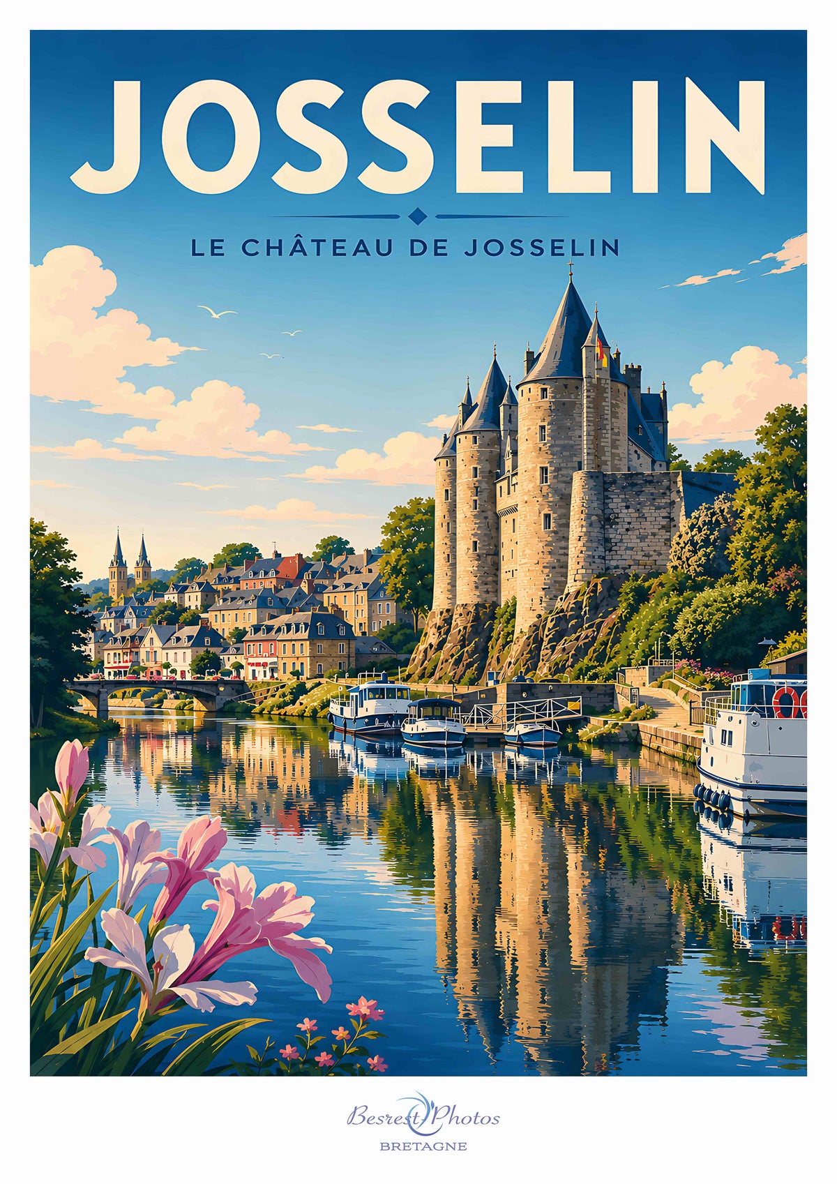 Affiche artistique de Josselin