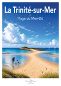 Affiche illustrée du Men Dû à La Trinité-sur-Mer — création originale de Franck Besrest