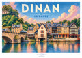 Affiche artistique de Dinan — La Rance