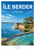 Affiche artistique de l’Île Berder à Larmor-Baden