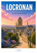 Affiche artistique de Locronan
