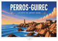 Affiche artistique de Perros-Guirec