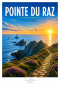 Affiche artistique de la Pointe du Raz