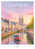 Affiche artistique de Quimper