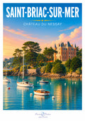 Affiche artistique de Saint-Briac-sur-Mer