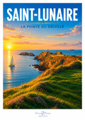 Affiche artistique de Saint-Lunaire, La Pointe